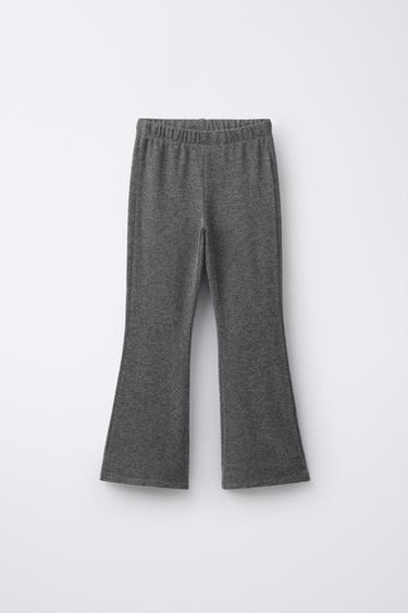 SOFT-TOUCH FLARE TROUSERS - Anthracite grey by Zara