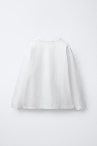 LOT DE DEUX T-SHIRTS UNIS - Blanc de Zara - Image 2