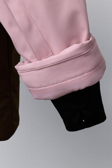 COLOUR BLOCK WATERPROOF AND WINDPROOF HOODED JACKET RECCO® SYSTEM SKI COLLECTION - Pink by Zara - Image 6
