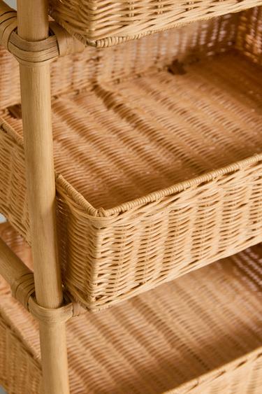 ÉTAGÈRE RANGEMENT ROTIN - Beige clair de Zara - Image 2