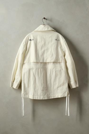 OVERSIZE FIT SHORT PARKA X SR_A - White by Zara - Image 1
