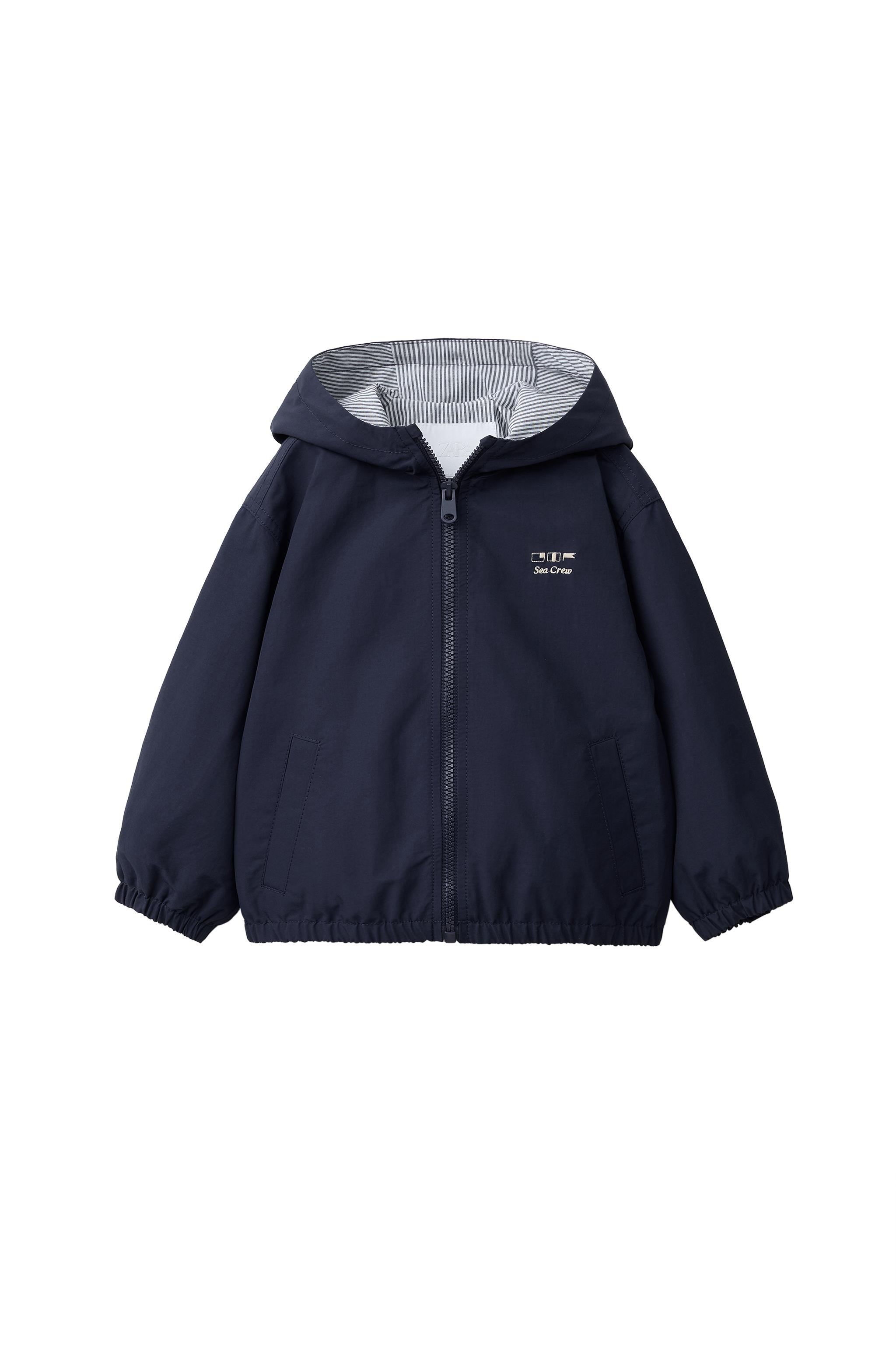 軽量フードジャケット - ネイビーブルー | ZARA Japan / 日本