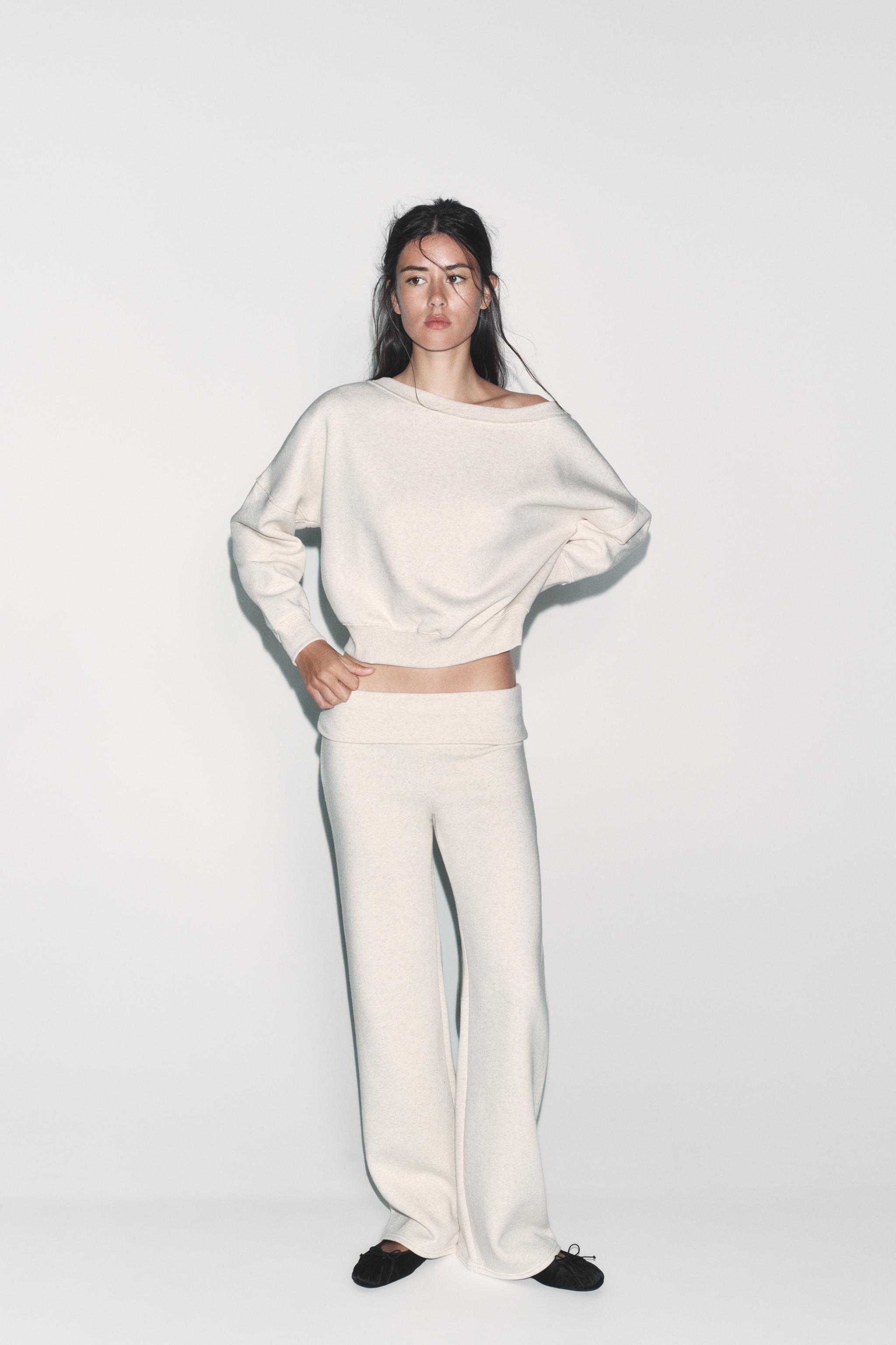 SWEAT ASYMÉTRIQUE EN MOLLETON