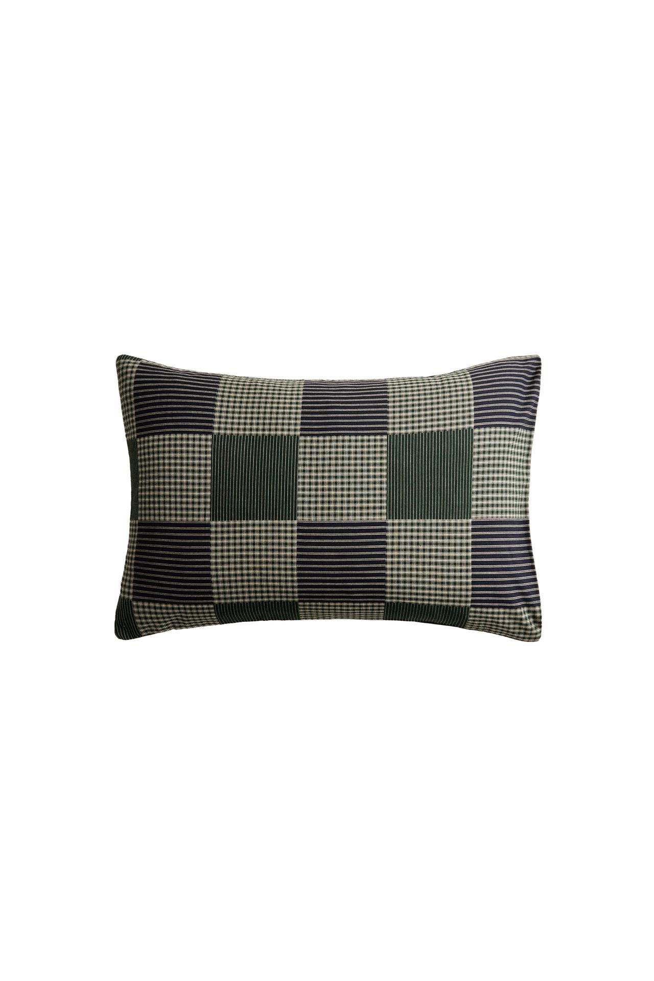 KIDS' PATCHWORK CHRISTMAS COTTON PILLOW COVER