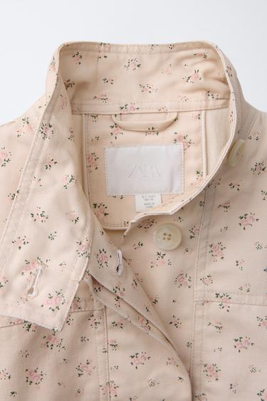 VESTE À FLEURS - Rose de Zara - Image 2