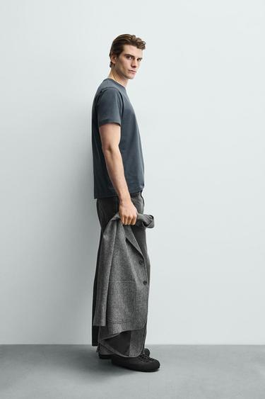 T-SHIRT BASIQUE MEDIUM WEIGHT /02 - Bleuté de Zara - Image 3