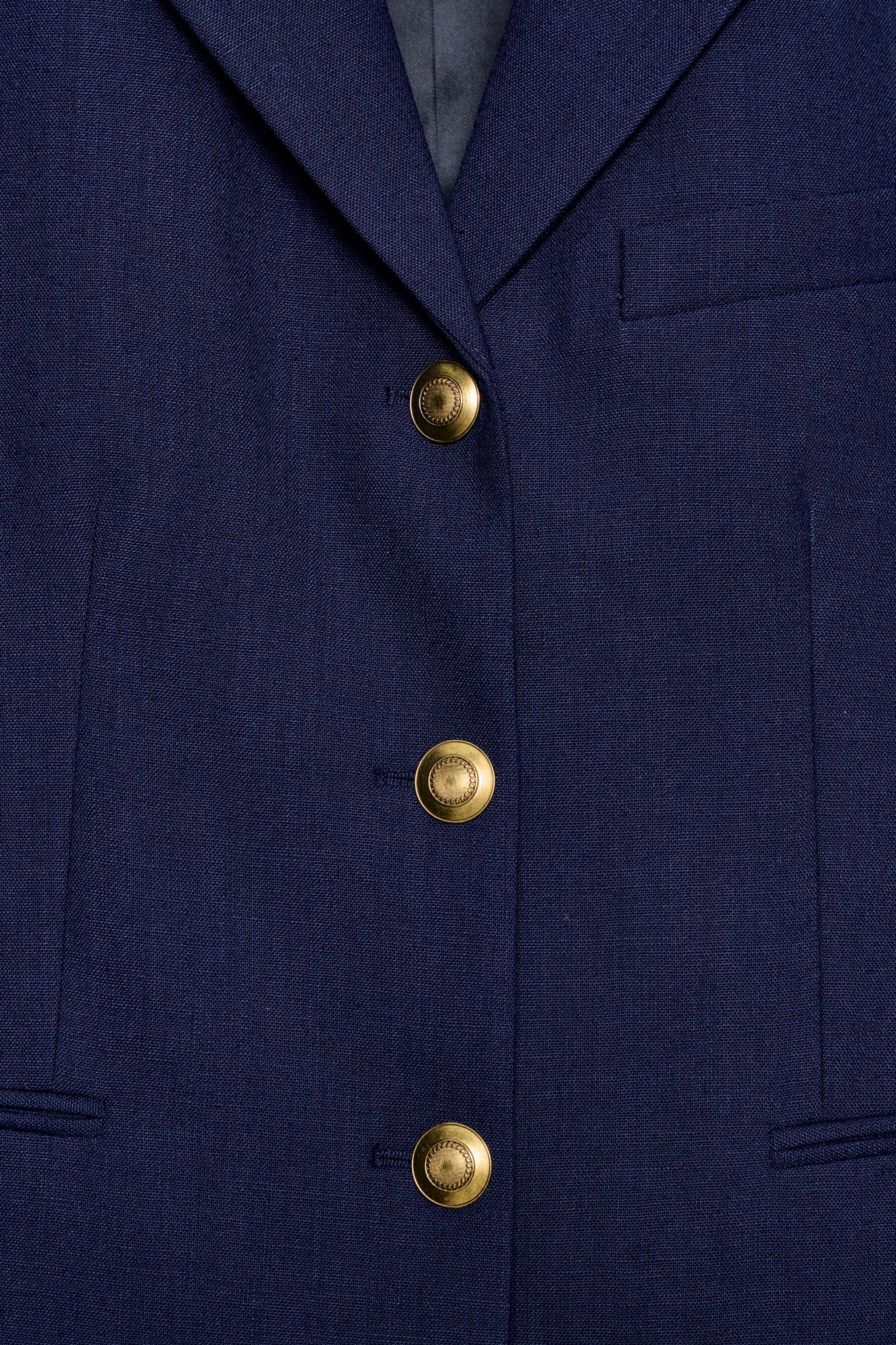 Zara ZW COLLECTION DÜĞMELİ BLAZER görsel 8