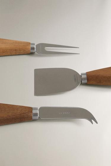 CHEESE KNIVES (SET OF 3) - Light beige by Zara - Image 4