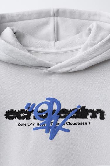 SWEAT À CAPUCHE IMPRIMÉ - Iceberg de Zara - Image 2