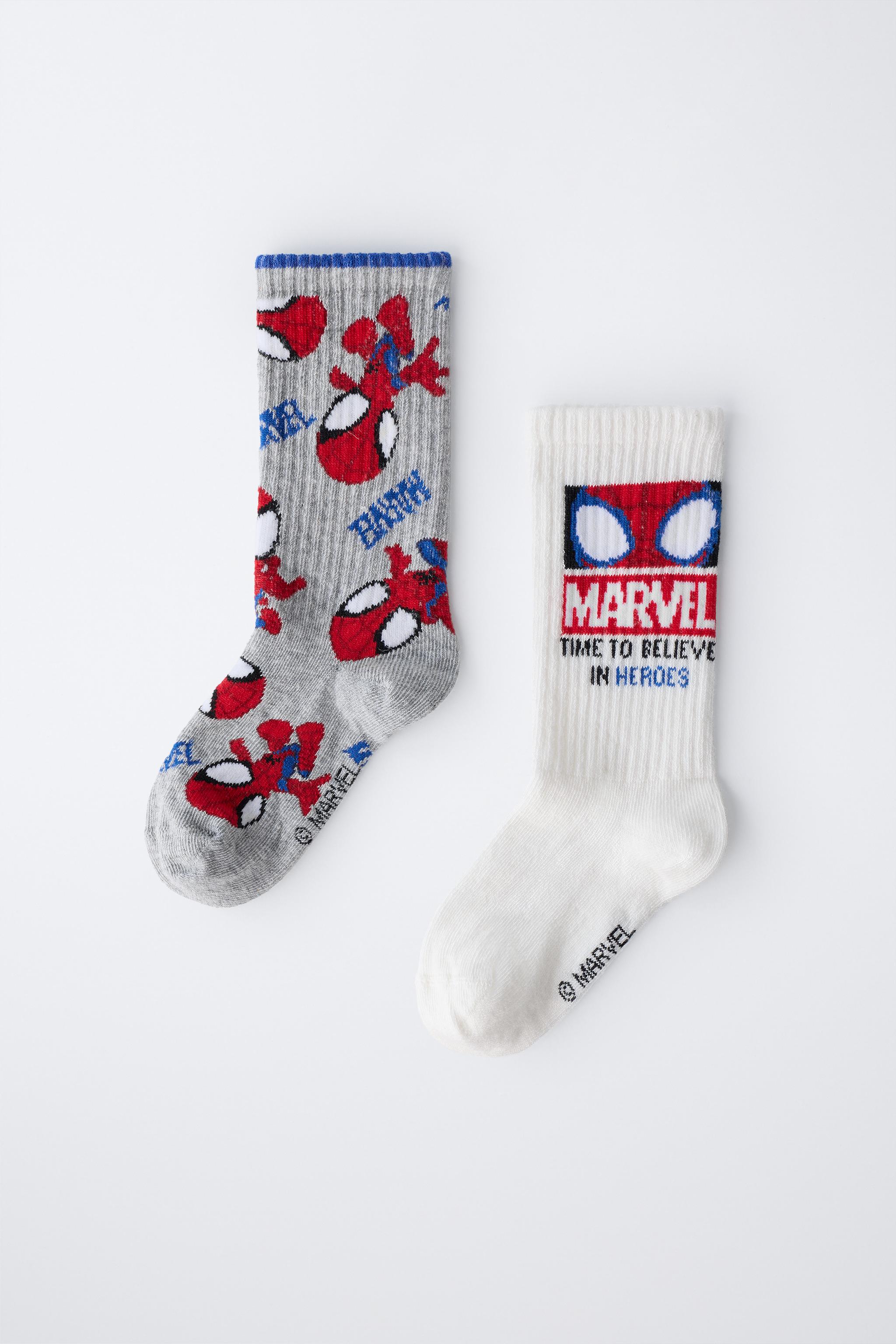 LOT DE DEUX CHAUSSETTES LONGUES SPIDEY AND HIS AMAZING FRIENDS © MARVEL