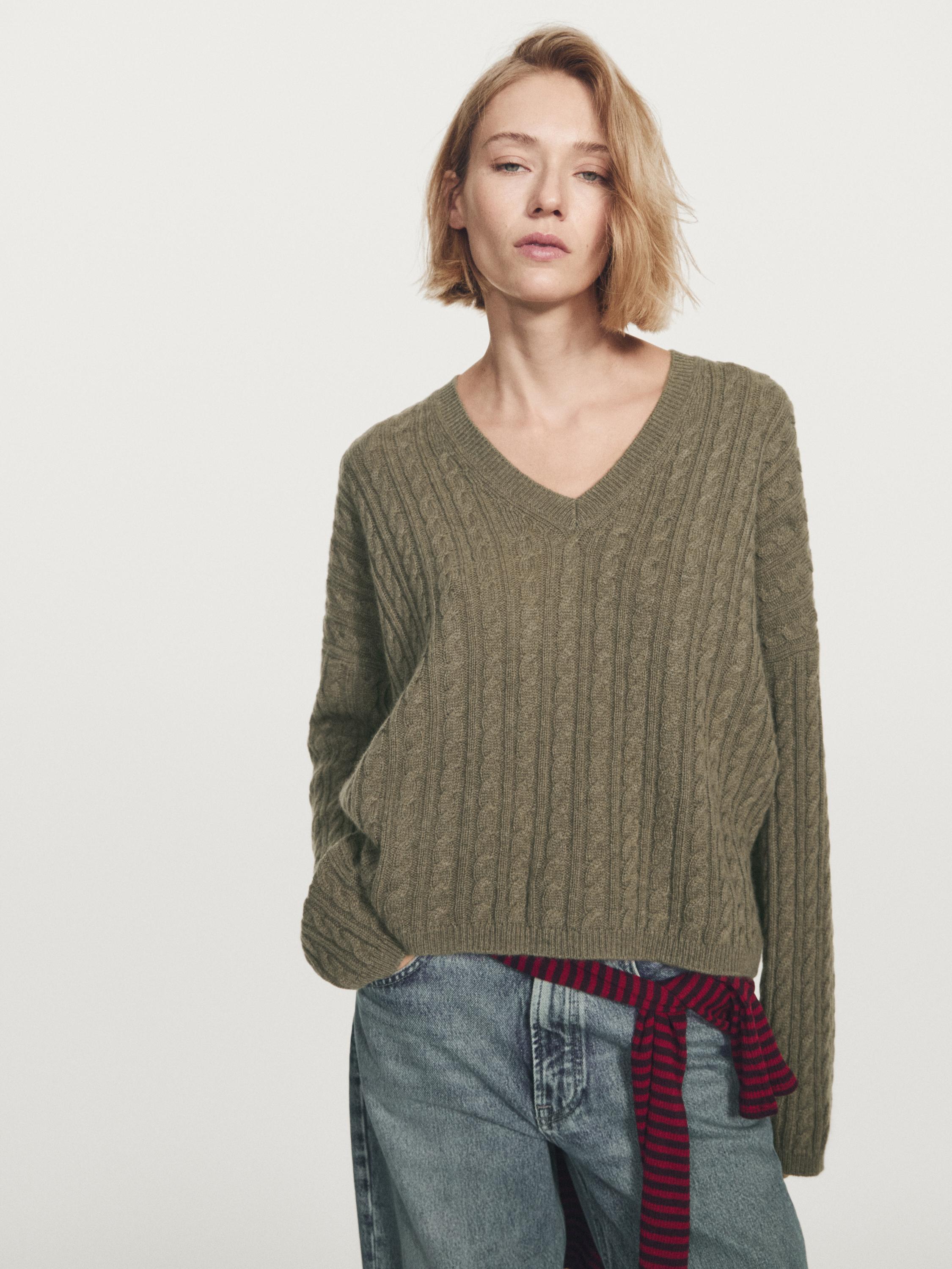 Pull oversize en maille 100 % cachemire