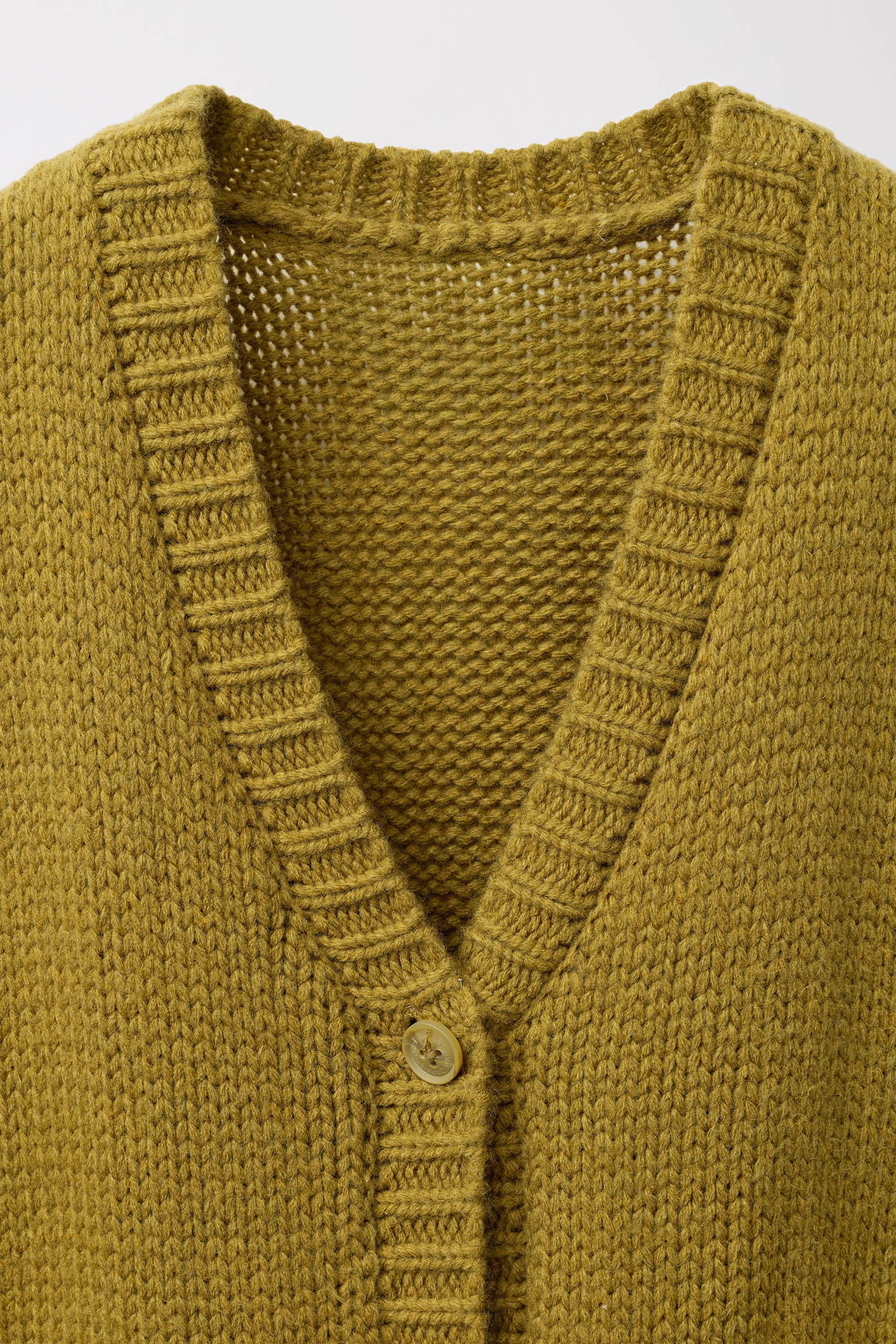 KNIT CARDIGAN LIMITED EDITION - Pistachio | ZARA United States