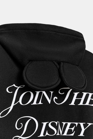 Zara ©DISNEY TEXT SWEATSHIRT - Black