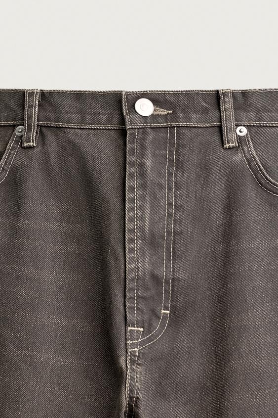 PANTALON STRAIGHT FIT - Marron de Zara - Image 8