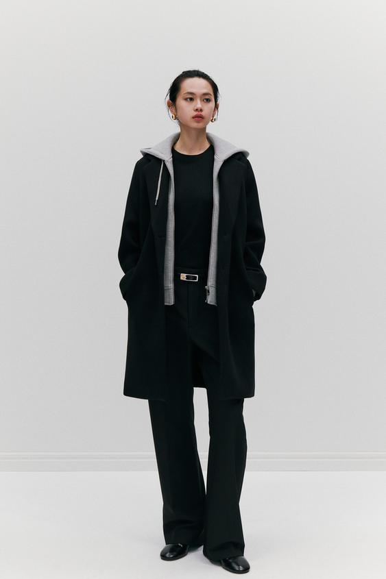 ファーフード付きコート – レディース | ZARA 日本 