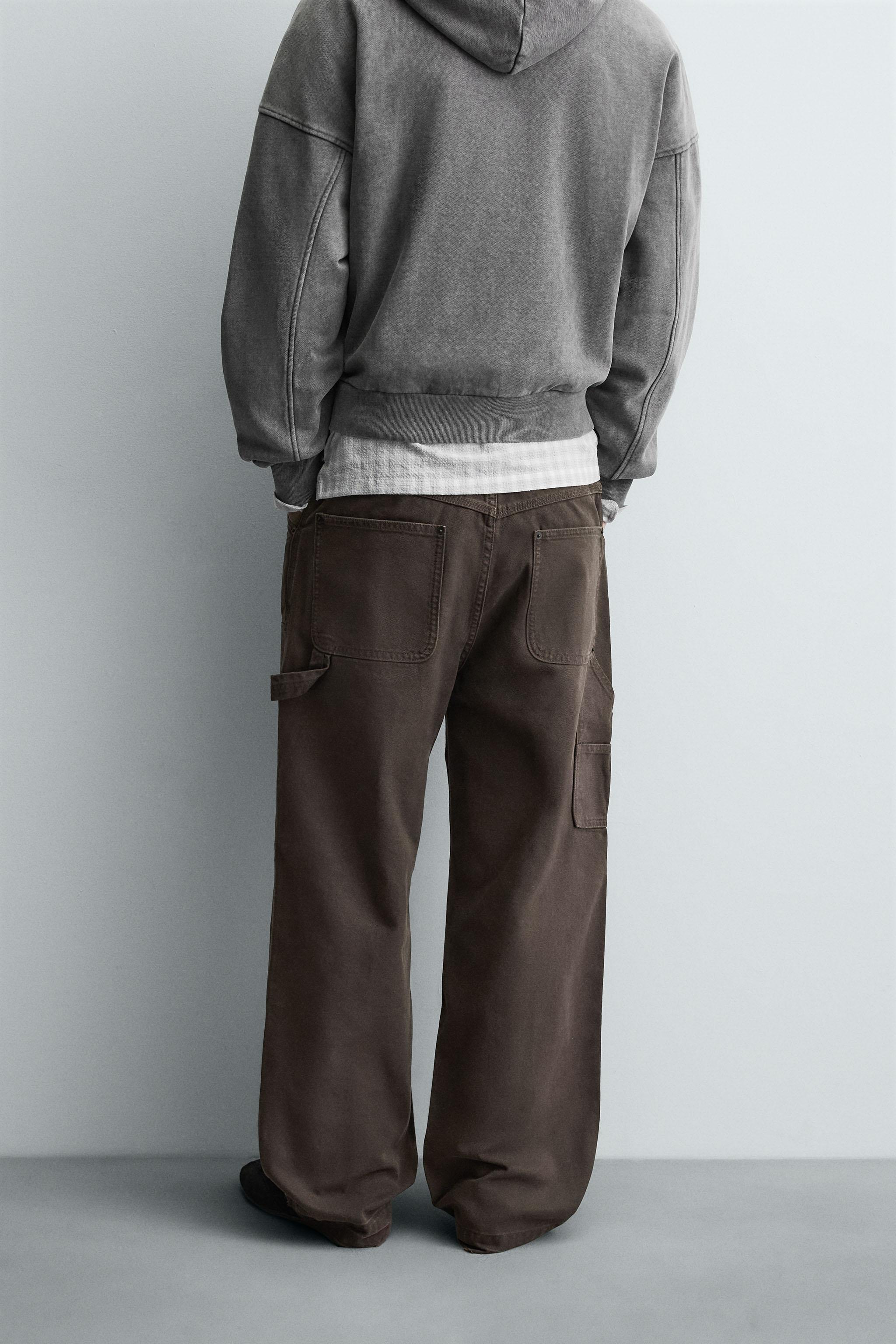 RELAXED FIT CARPENTER POCKET PANTS