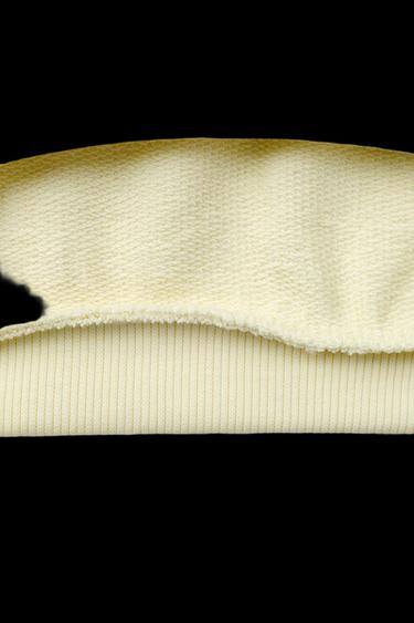 Zara ANIMAL EMBROIDERED SWEATSHIRT - Yellow