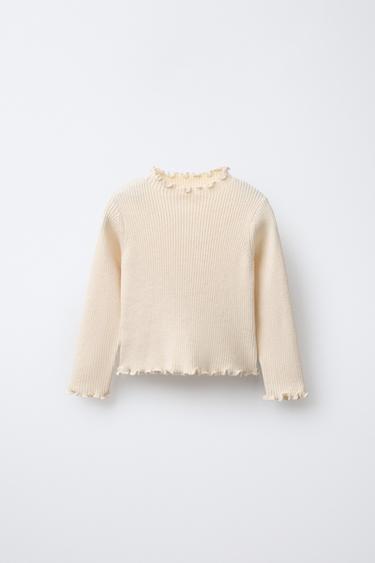 ДЖЕРСИ В РУБЧИК — СЛОНОВАЯ КОСТЬ от Zara