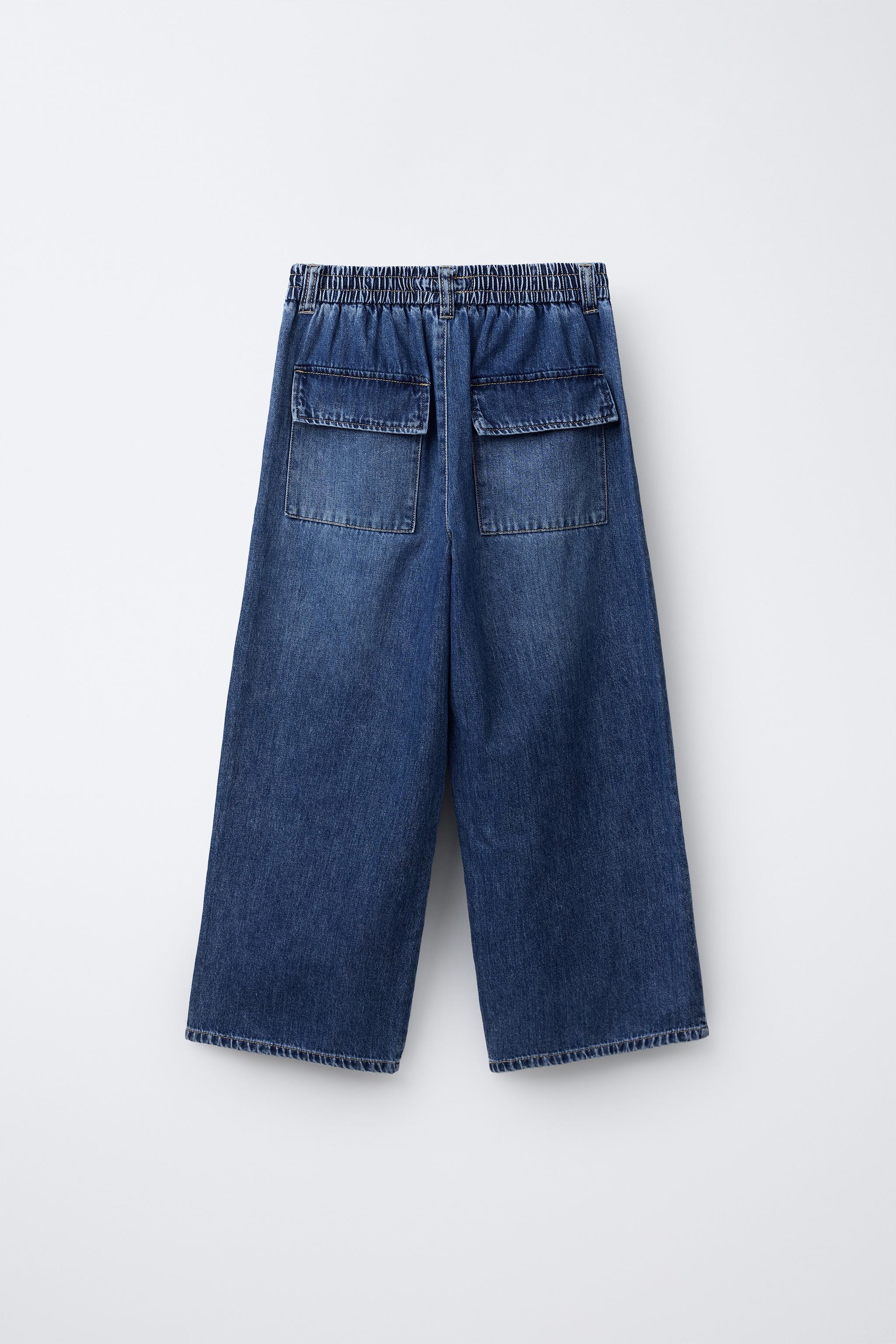 ワイドレッグデニムパンツ - ライトブルー | ZARA Japan / 日本