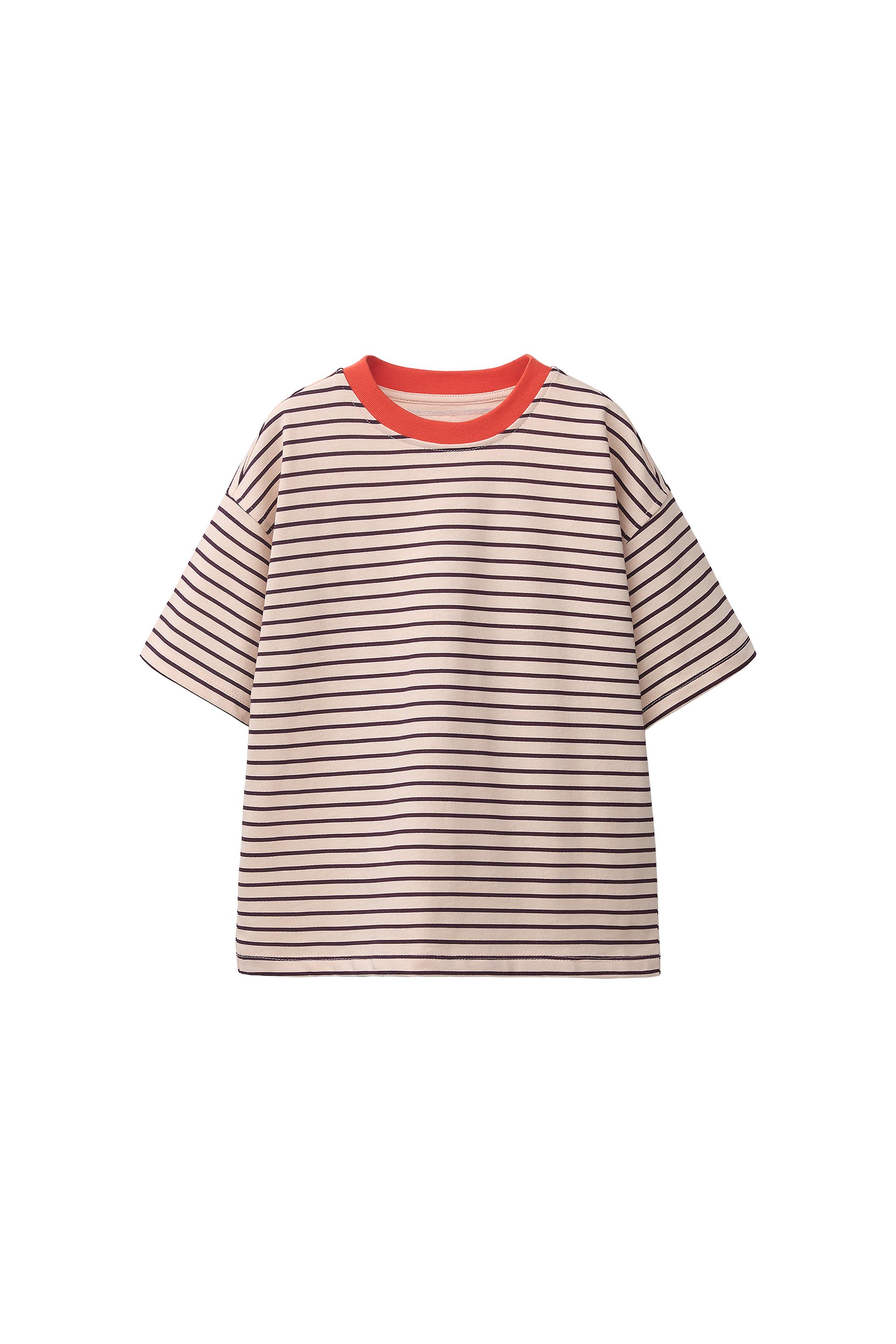 ♡KTさん専用♡ ZARA 新品 コントラストストライプシャツ ZARA - 新品 ZARA コントラスト ストライプクロップドシャツ Sサイズの
