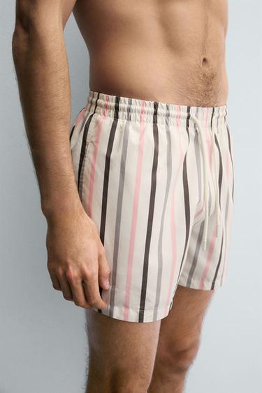 MAILLOT DE BAIN À RAYURES MOYENNES - Multicolore de Zara - Image 5