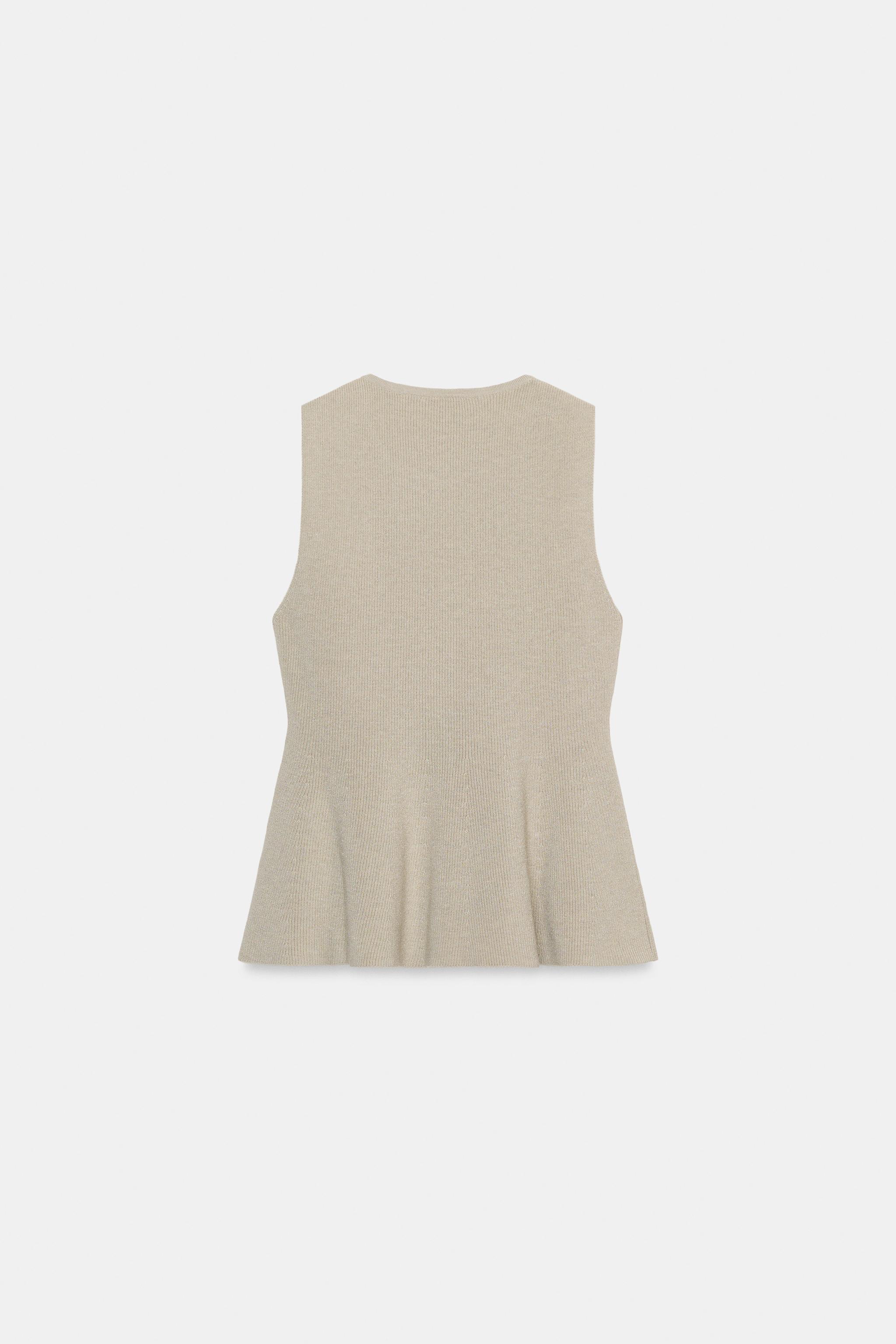 DÜĞMELİ PEPLUM FİTİLLİ TOP - Görsel 7