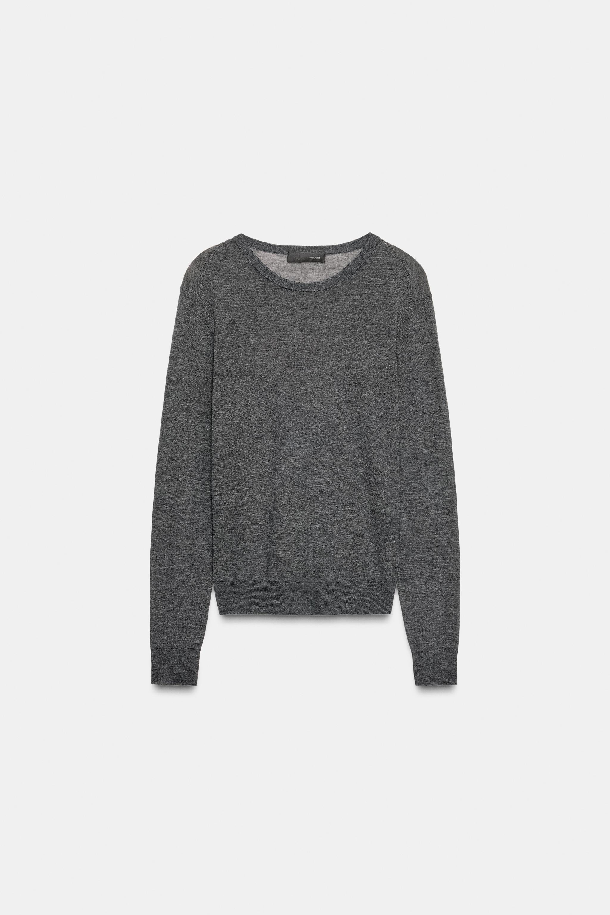EXTRA-FINE WOOL AND SILK SWEATER