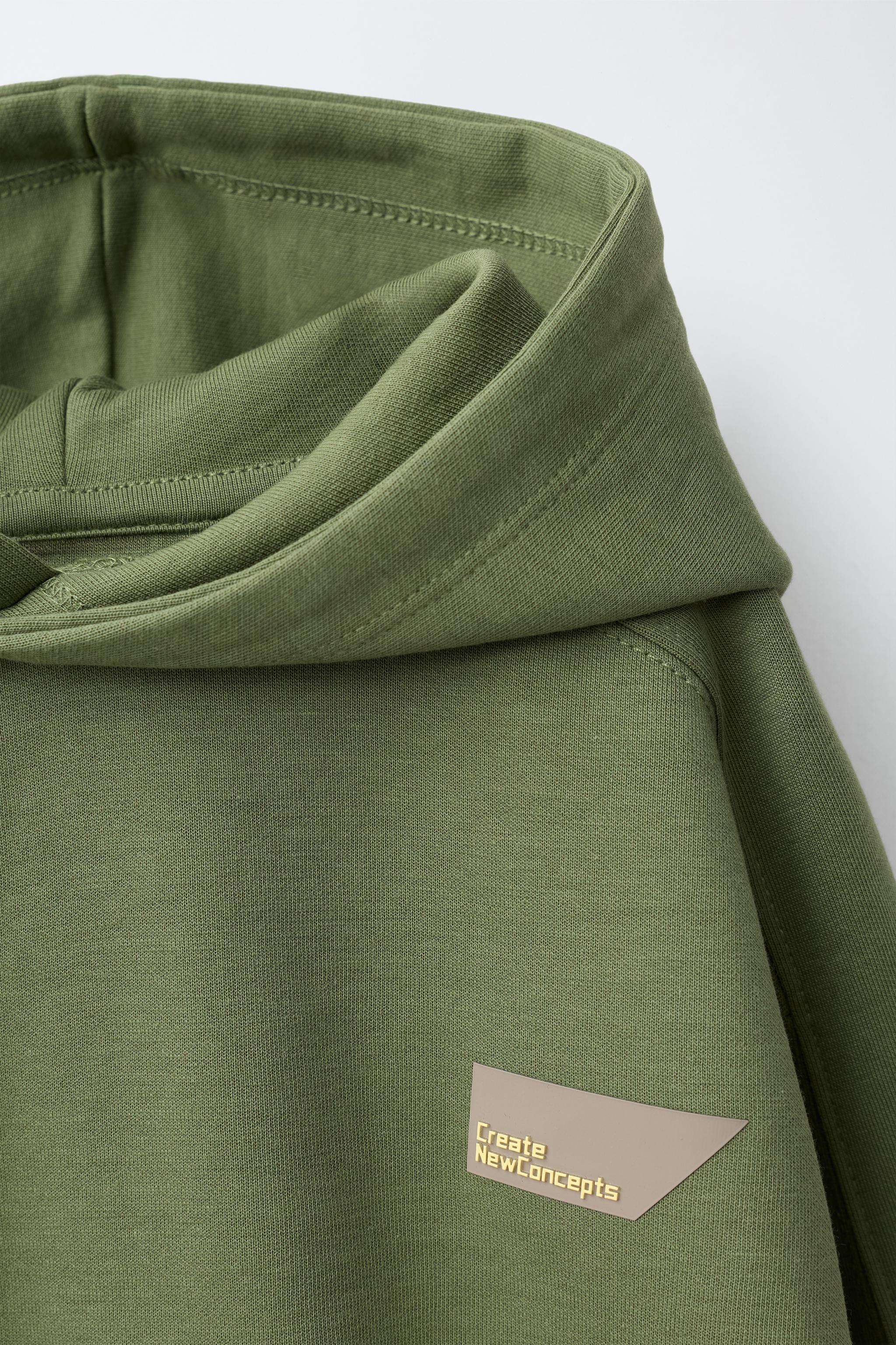 Детские свитеры Zara INTERLOCK JOGGING SWEATSHIRT AND JOGGER PANTS SET — фото 4