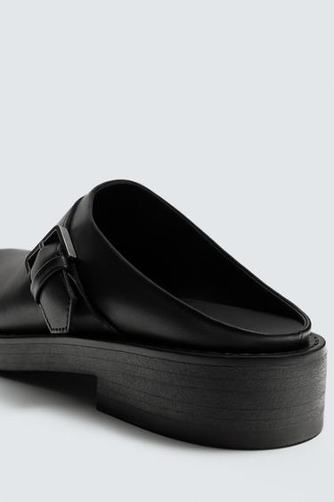 SABOTS À BOUCLE - Noir de Zara - Image 2