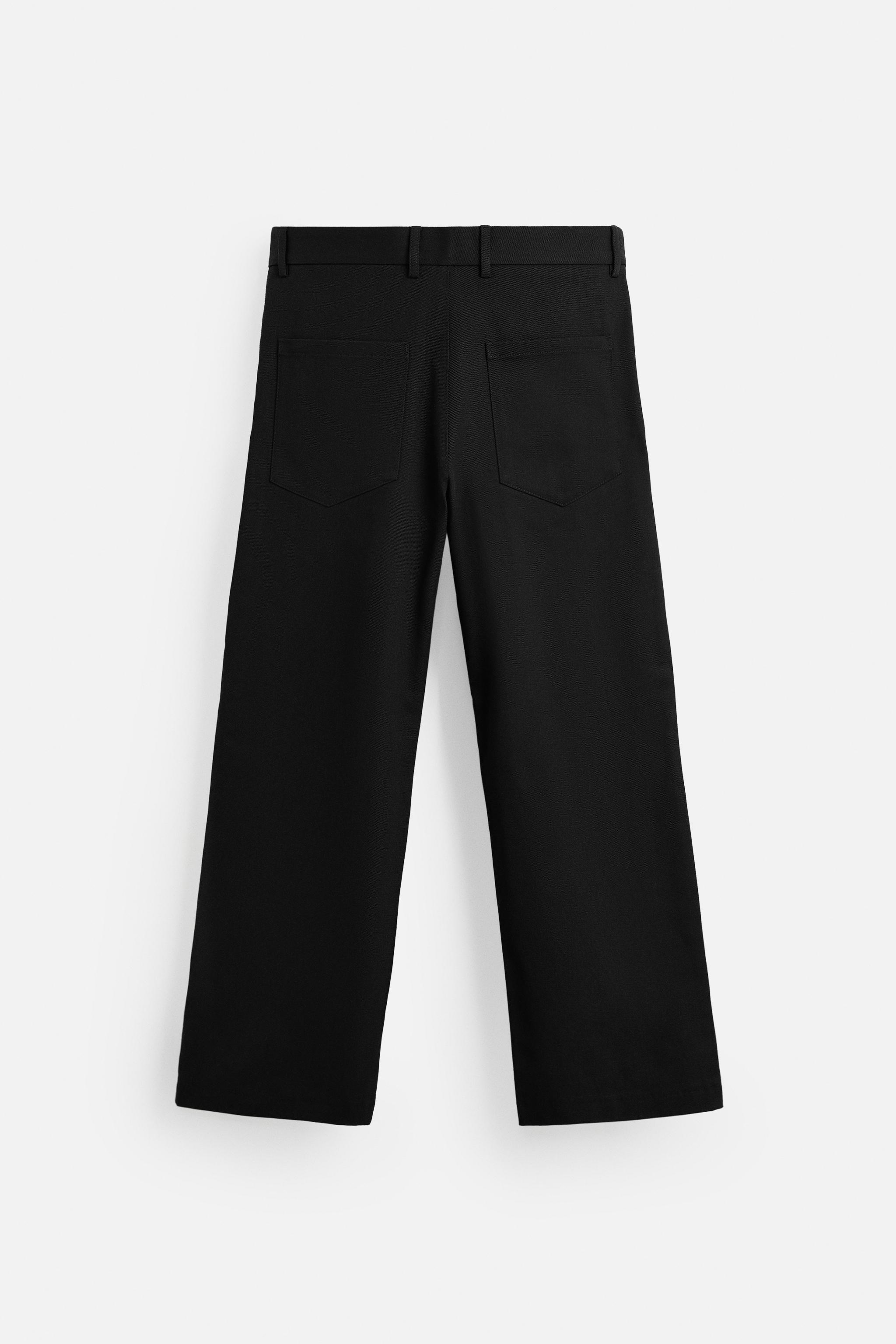 FLARE FIT PANTS - Oyster-white | ZARA United States