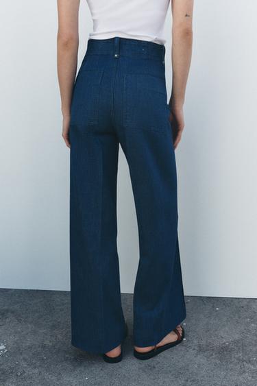 JEAN COUPE LARGE ET TAILLE HAUTE COLLECTION ZW - Bleu de Zara - Image 2