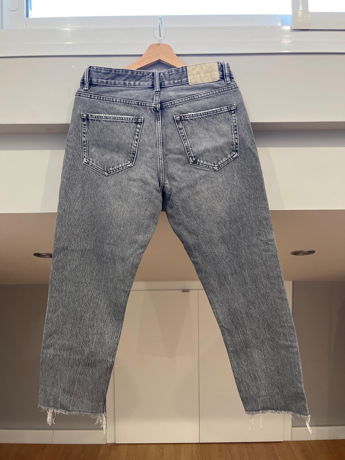 STRAIGHT FIT CROPPED JEANS - Image 2
