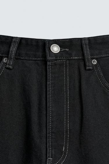 LOOSE FIT JEANS - Dark anthracite by Zara - Image 8