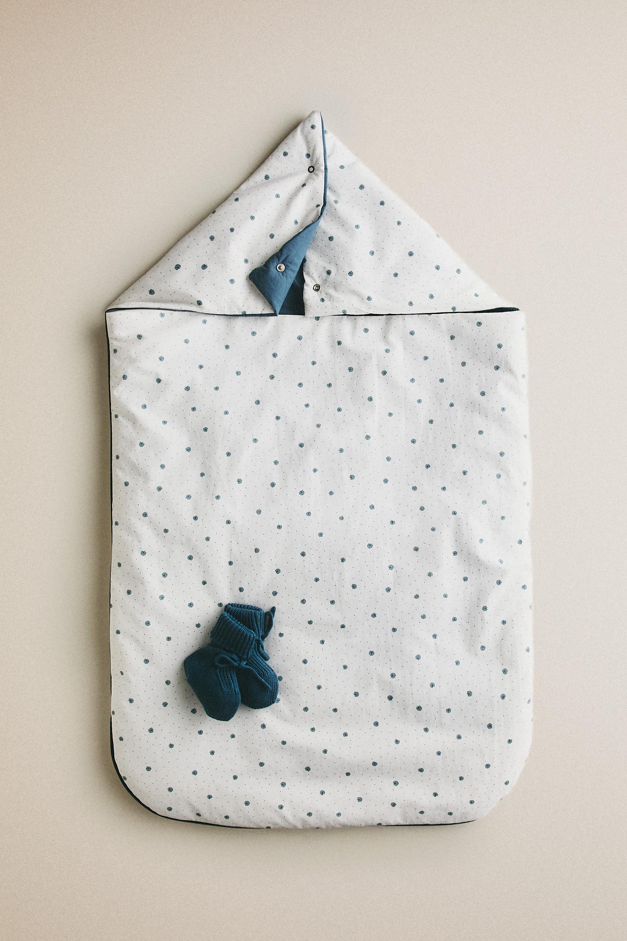 COTTON LEAF CARRYCOT BABY WRAP