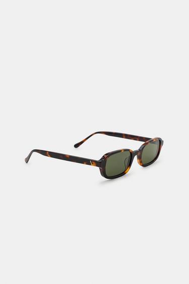 LUNETTES DE SOLEIL RECTANGULAIRES - Marron de Zara - Image 2