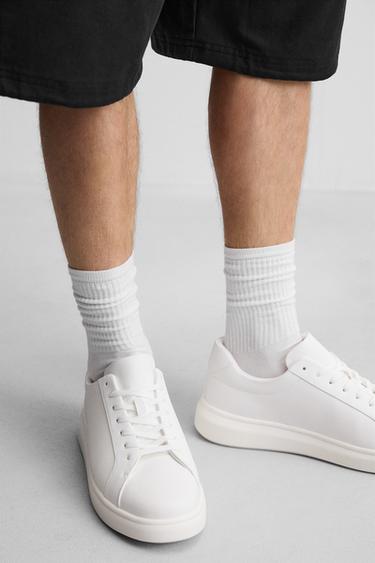 MONOCHROME CHUNKY TRAINERS - White de Zara - Image 2