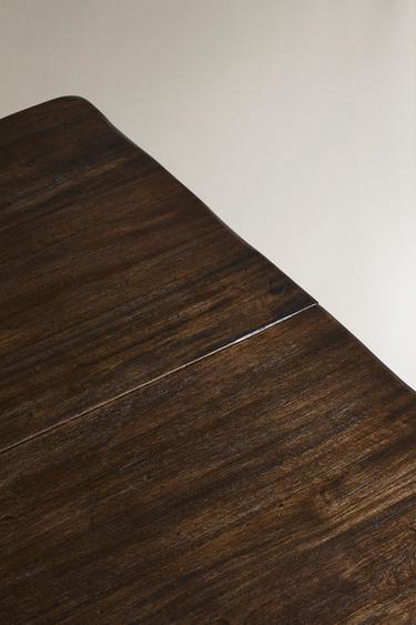 TABLE BASSE PIEDS BAS - Marron foncé de Zara - Image 2