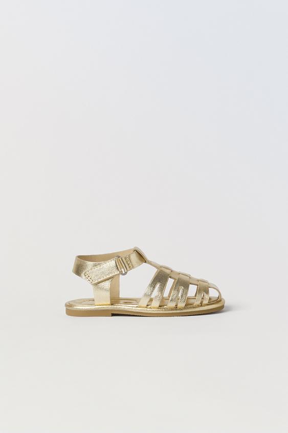 GOLDEN CAGE SANDALS - Gold | ZARA Australia