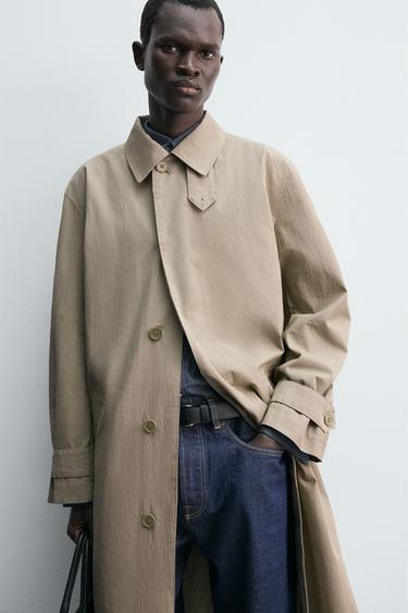 WATER-REPELLENT TRENCH COAT - Light beige by Zara