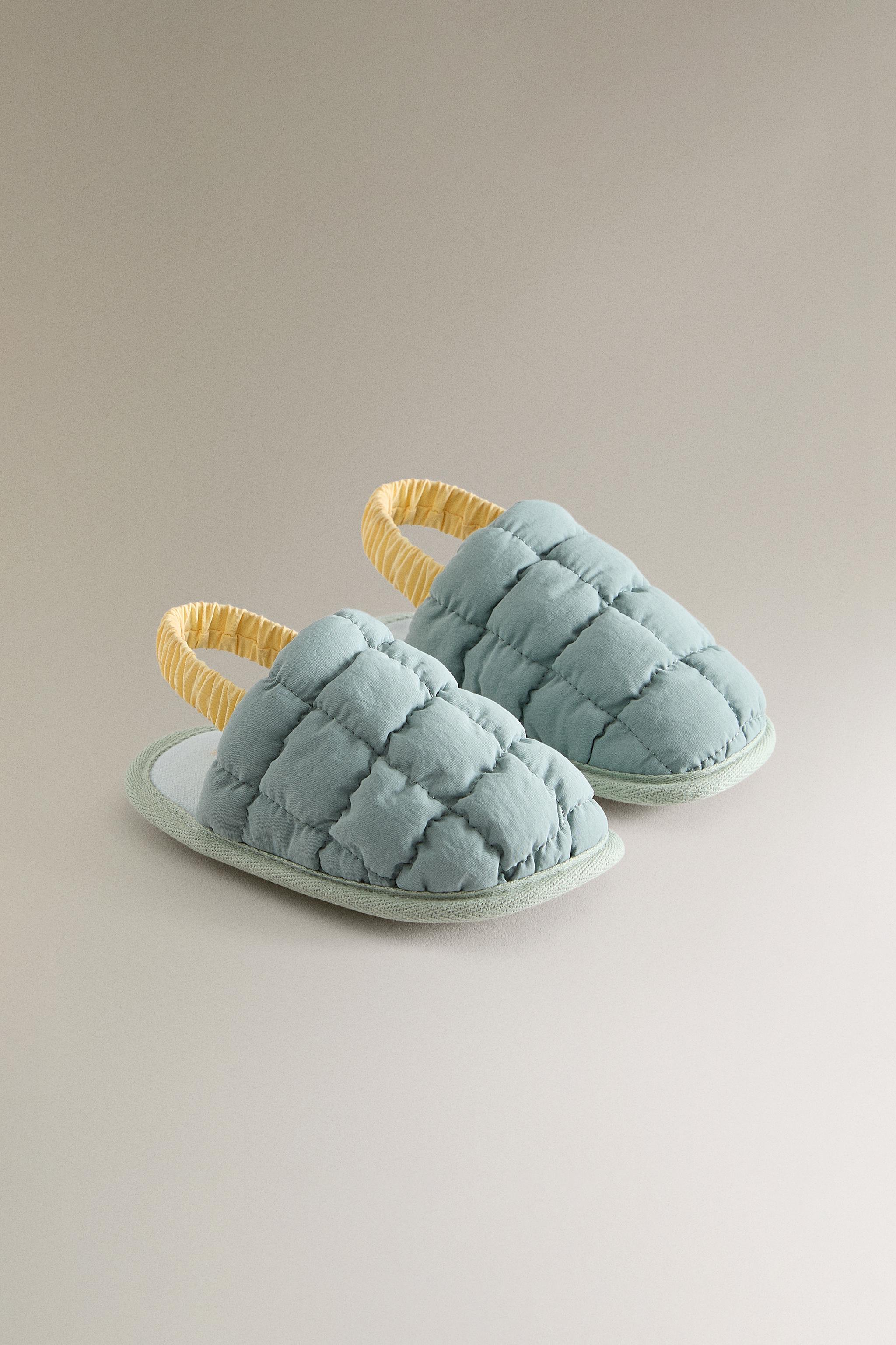 CHILDREN'S QUILTED MULE SLIPPERS Two-tone ZARA United Kingdom