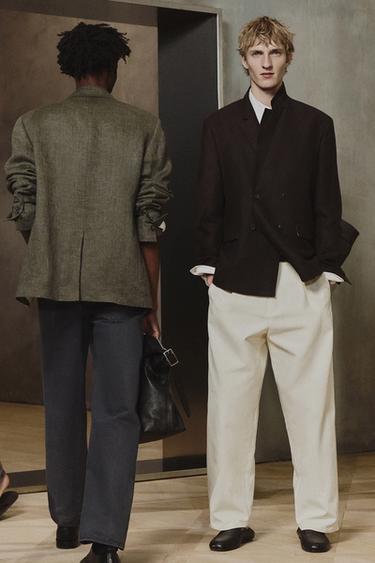 RAVNO KROJENE HLAČE Z GUBAMI - 363 od Zare