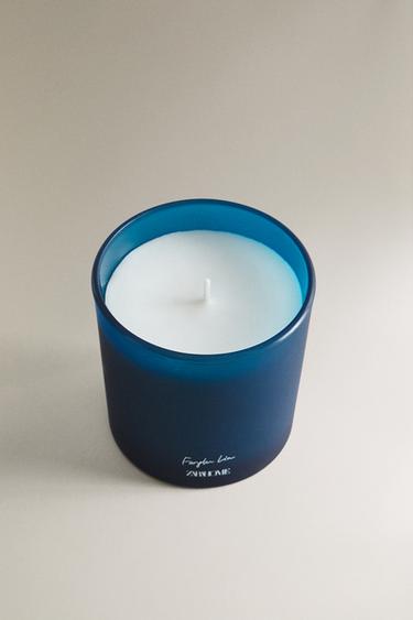 (350 G) BOUGIE PARFUMÉE INDIGO WOODS X FANGLU LIN - Bleu indigo de Zara - Image 1