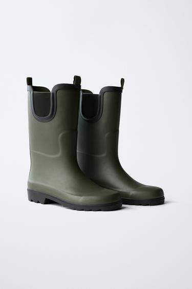 BOTA AGUA ALTA - Verde de Zara