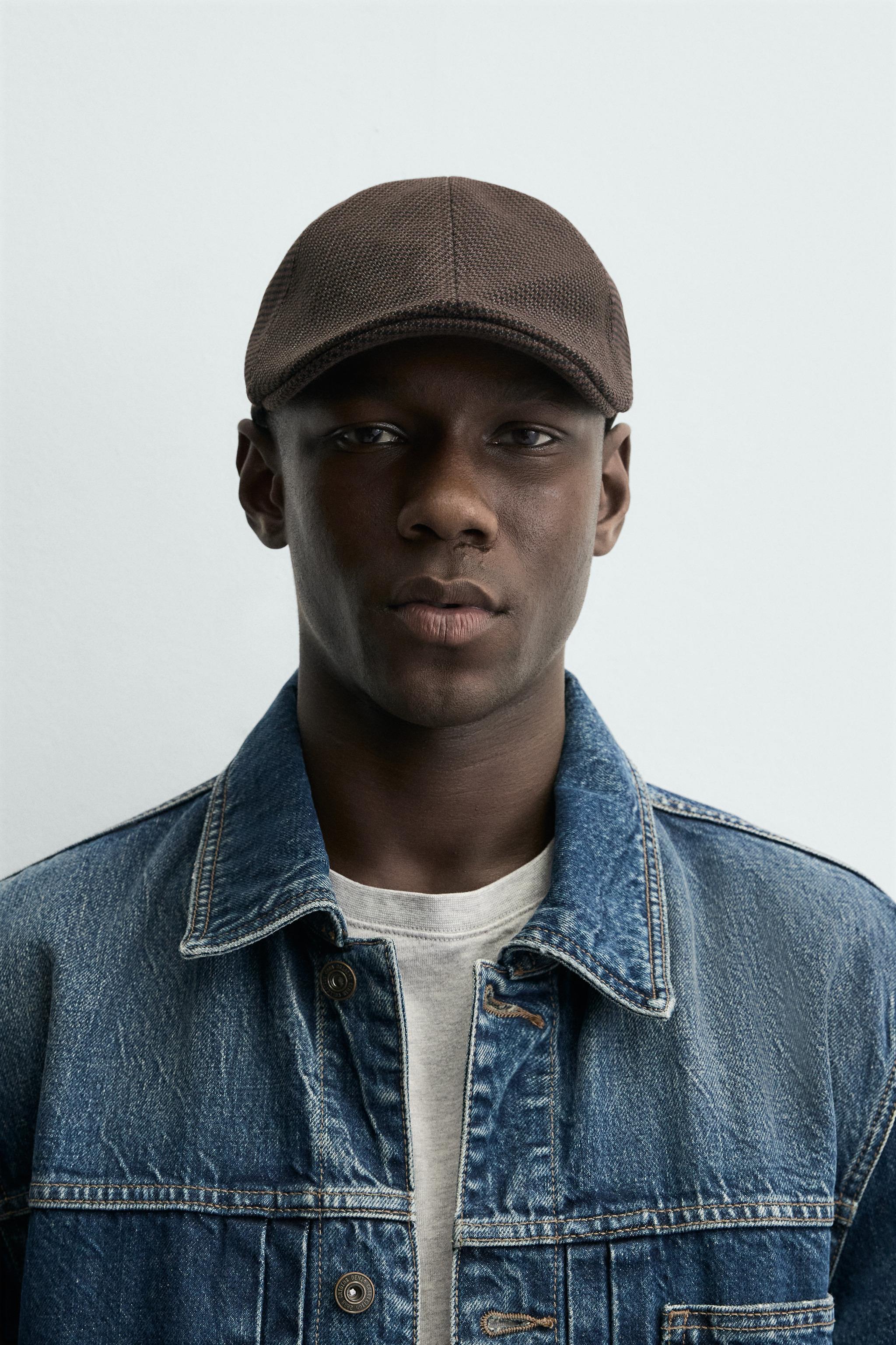 HOUNDSTOOTH BERET - Brown | ZARA United States