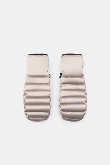 Zara POLARTEC® WATERPROOF MITTENS SKI COLLECTION - Golden