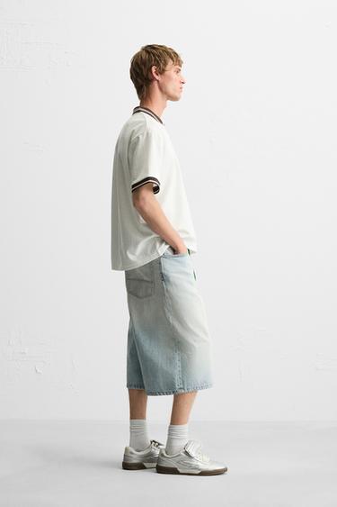 EMBROIDERED SLOGAN JACQUARD POLO SHIRT - White by Zara - Image 3