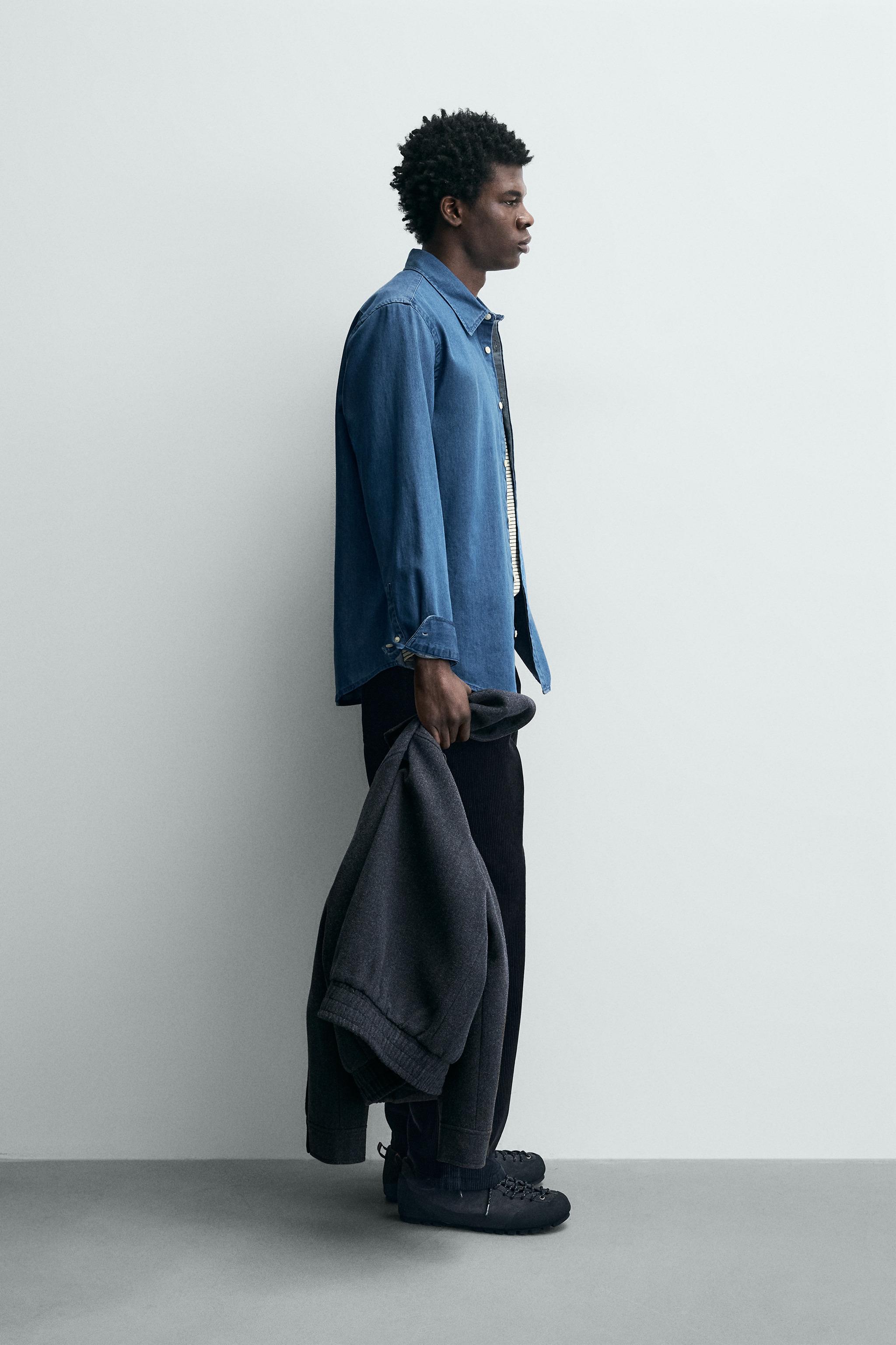 CHEMISE RELAXED FIT EN DENIM