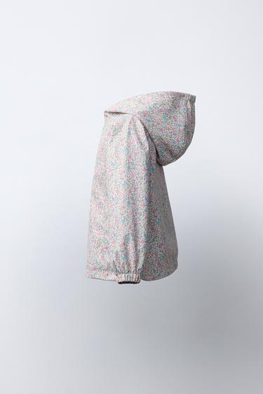 CIRÉ EFFET GOMME IMPRIMÉ À FLEURS DÉPERLANT - Rose de Zara - Image 2