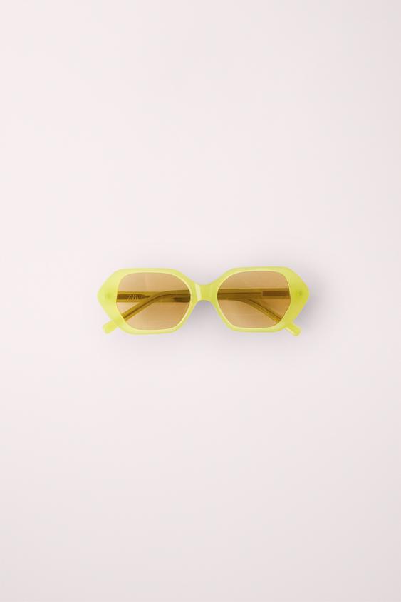 Sonnenbrille aus Kunststoff Created by Caramel London x zara - Hellgrün von Zara - Bild 0