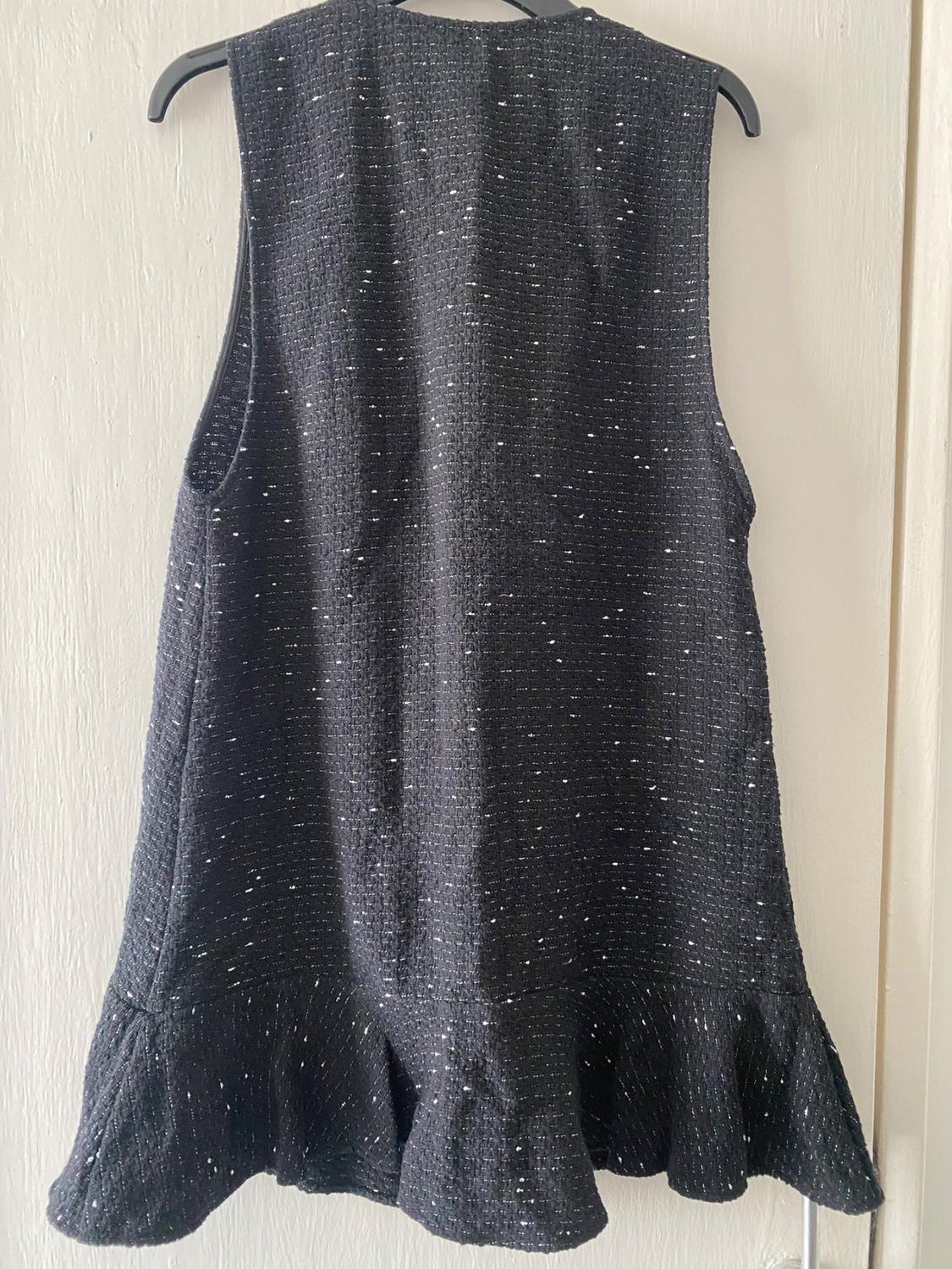 PINAFORE DRESS WITH RHINESTONE BUTTON - Image 3